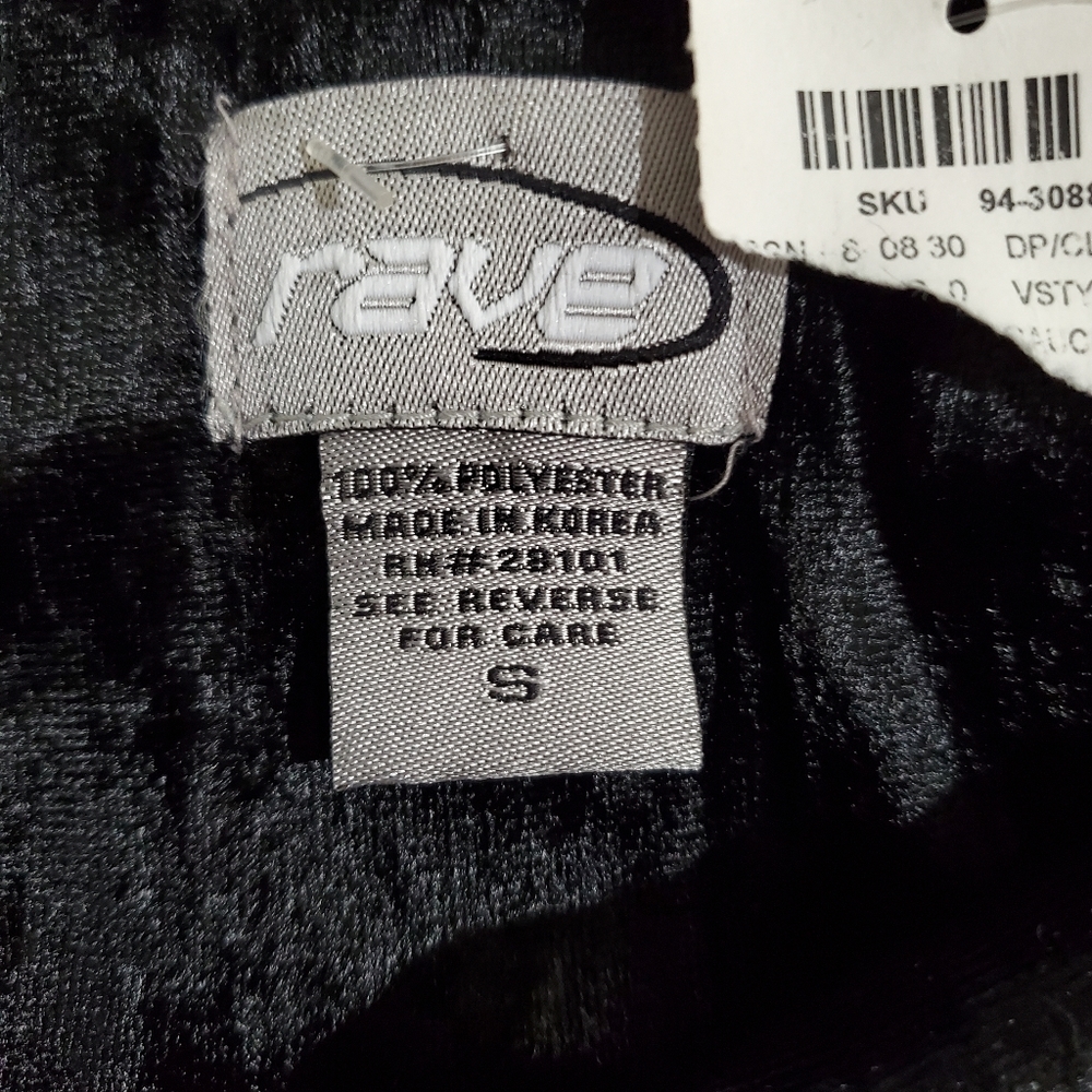 Rave Wide leg Velvet Capris sz sm - Picture 6 of 7